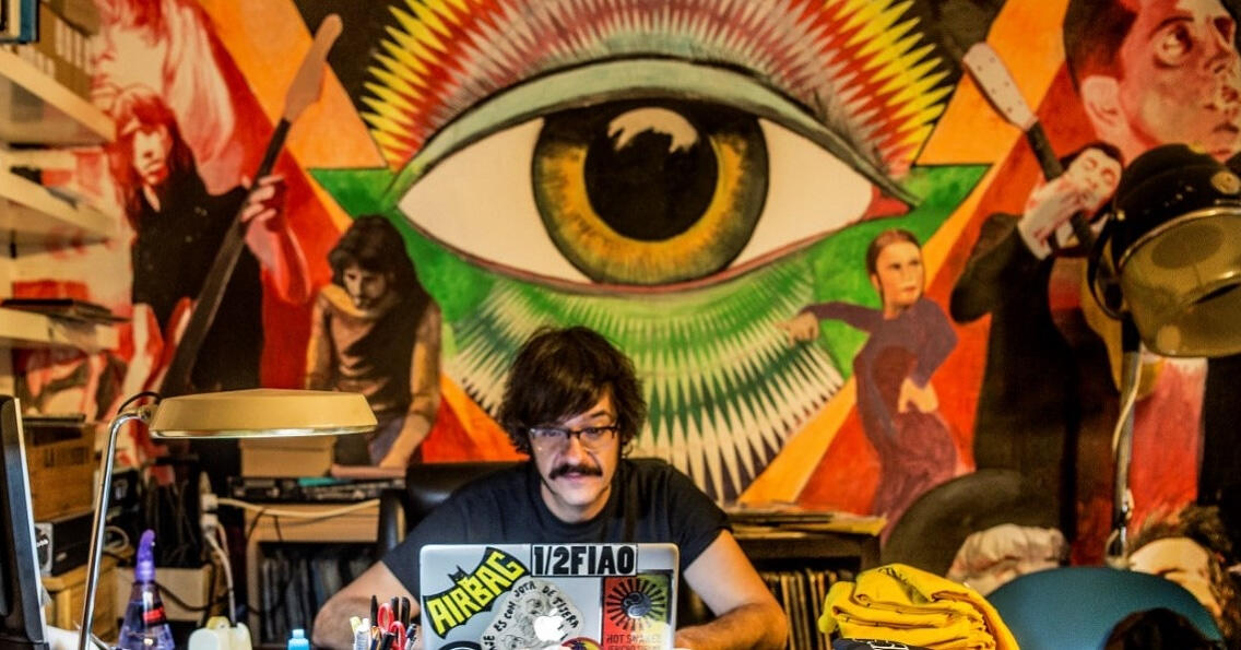 Mural OJO Discos Bora Bora / Granada