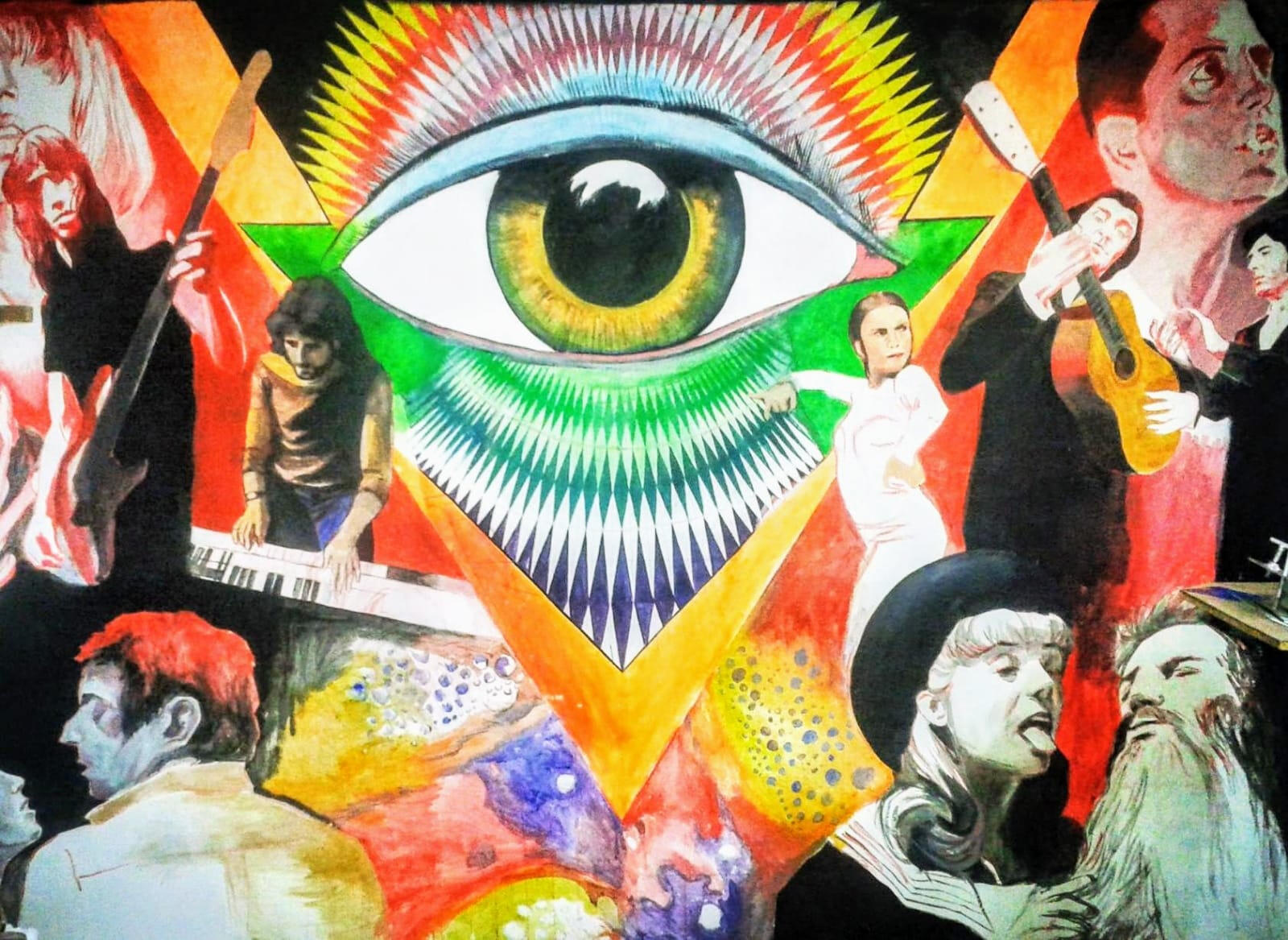 Mural OJO Discos Bora Bora / Granada