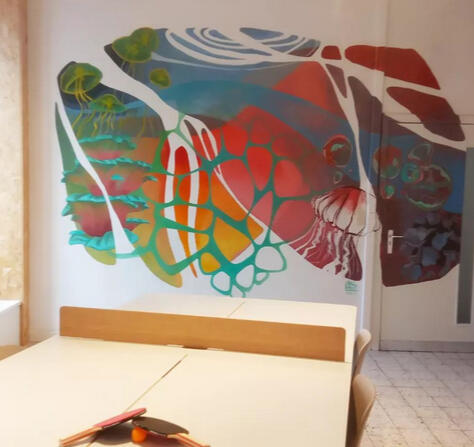 Mural sede FEBEA / Bruselas